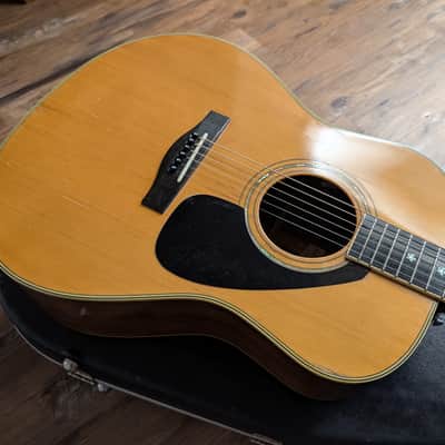 Yamaha LL-35 Acoustic Jumbo Guitar Vintage Luxury Series Natural W/HSC image 7