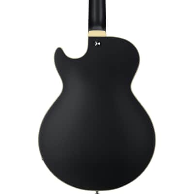 Ibanez AGB200 Artcore Semi-Hollow Electric Bass, Black Flat image 8