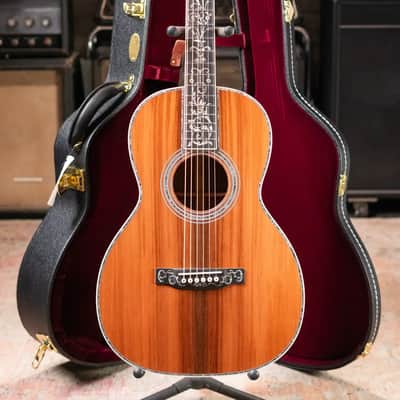 Martin Custom Shop 00 12-Fret Acoustic Guitar - Exceptional Broad Figured Koa with Hardshell Case image 16