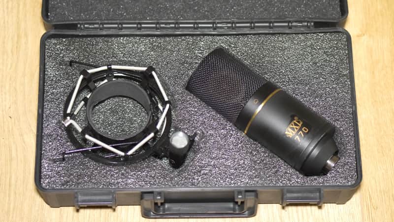 MXL 770 Custom Upgrade – Capsule 32 mm – Boîte & Shockmount – Testé image 1