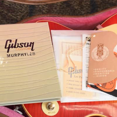 Gibson Murphy Lab 1959 Les Paul Standard Washed Cherry Ultra Light Aged Fuller's Exclusive image 12