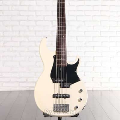 Yamaha BB235 5-string Bass Guitar - Vintage White (BB235VWd1) image 3