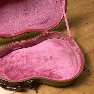 Gibson Lifton Les Paul case 1953, 1954, 1955, 1956, 1957, 1958 Pink  / Brown 4 Latches image 10