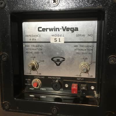 Cerwin-Vega S1 Stereo Speakers 1979 (pair) image 8