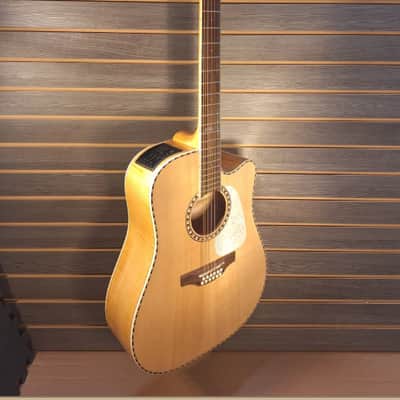 Takamine GD74CE-12U 2025 - Natural Gloss - Flame Maple Body - Unison 12-String - TP36 Electronics - Professional Set-Up image 6