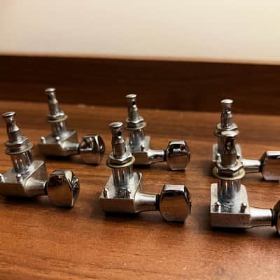 Schaller Deluxe Tuners for Telecaster Deluxe / “The Strat” 1970s 1980s - Chrome image 4