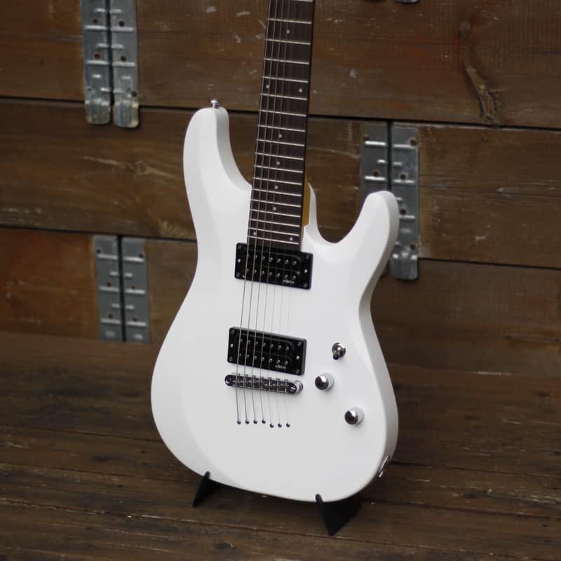 Schecter C-7 Deluxe #438 2018 - Satin White image 1