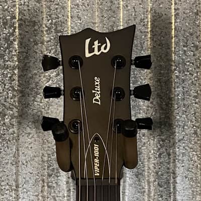 ESP LTD VIPER-1001 Evertune Charcoal Metallic Satin Guitar & Case #0429 Used image 3