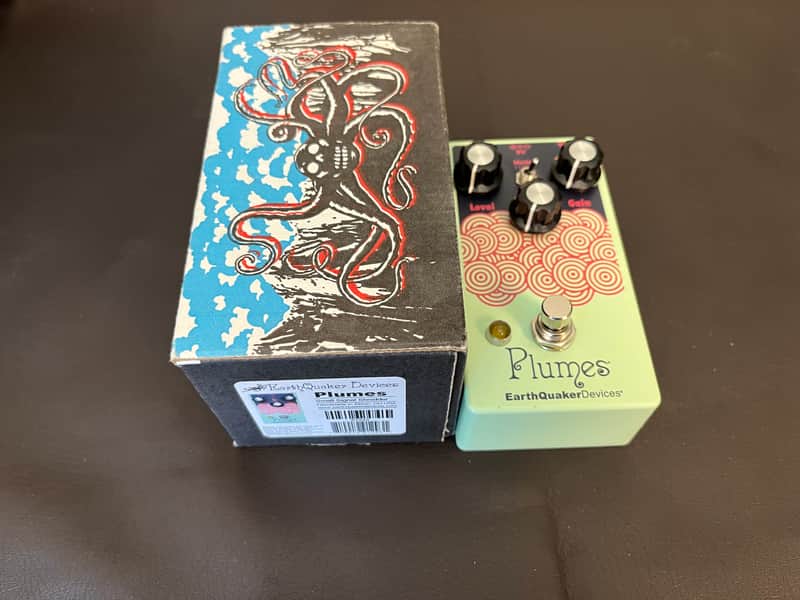 EarthQuaker Devices Plumes Small Signal Shredder 2019 - Present - Sweetwater Exclusive Limited Edition Citron image 1