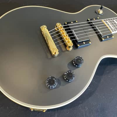 Harley Benton SC-1000 SBK Matte Black LP Style Guitar with Active Pickups image 11