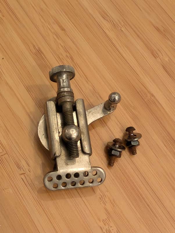 Ludwig Vintage P-338 Throw Off Strainer 1910s-1950s - Nickel image 1