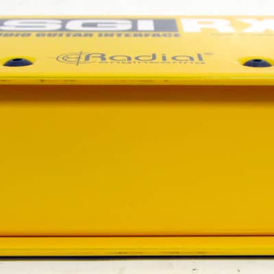 Used Radial SGI Studio Guitar Interface Instrument Line Driver Yellow VGC image 13