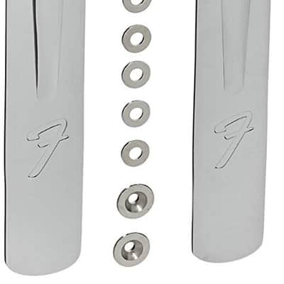 Genuine Fender® Pure Vintage 14" Small Amplifier/Amp Tilt Back Legs - Chrome image 4