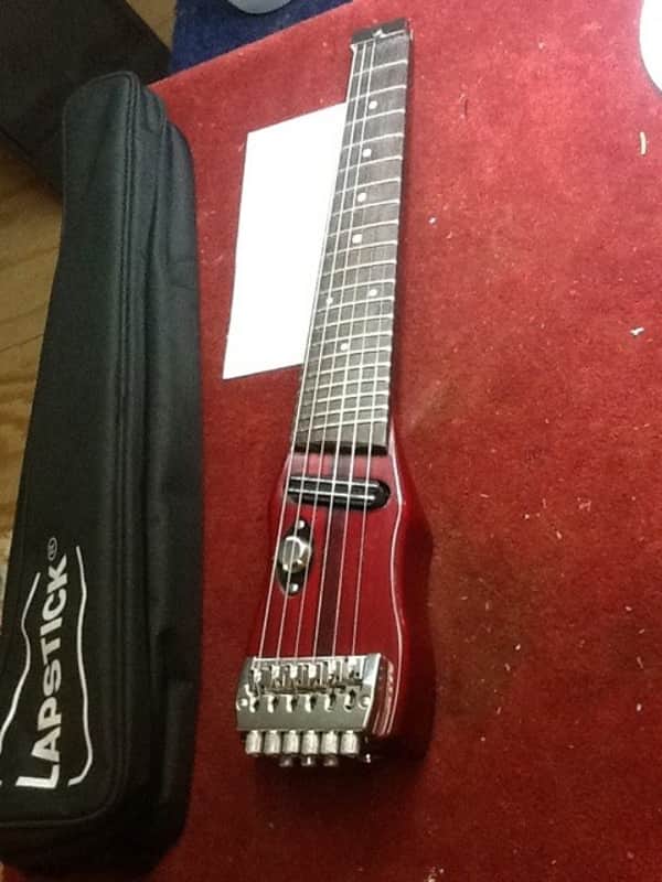 Lapstick Standard Mini Travel Guitar 2014 Red Mahogany Lacquer image 1