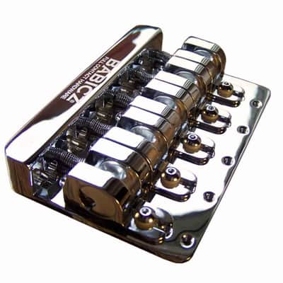 Babicz FCH-5 Bass Bridge, Original Series, 5 Hole Mount - Nickel---nickel image 1