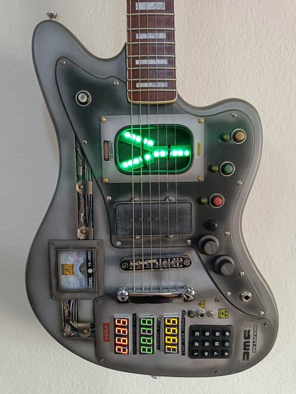 Fender Jaguar Custom Shop – Back To The Future Guitar – Delorean image 1