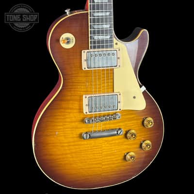 Gibson Custom Dealer Select 1959 Les Paul Brazilian Golden Poppy Light Aged w/case 96065 image 2