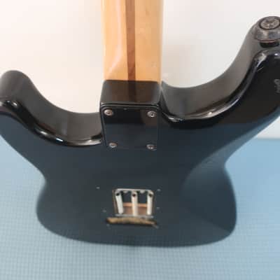 Vintage 1989 Fender Standard Series Stratocaster Kahler 2520 Traditional Fulcrum Tremolo & Nut Original Fender Logo Case Strap Locks Wow image 9