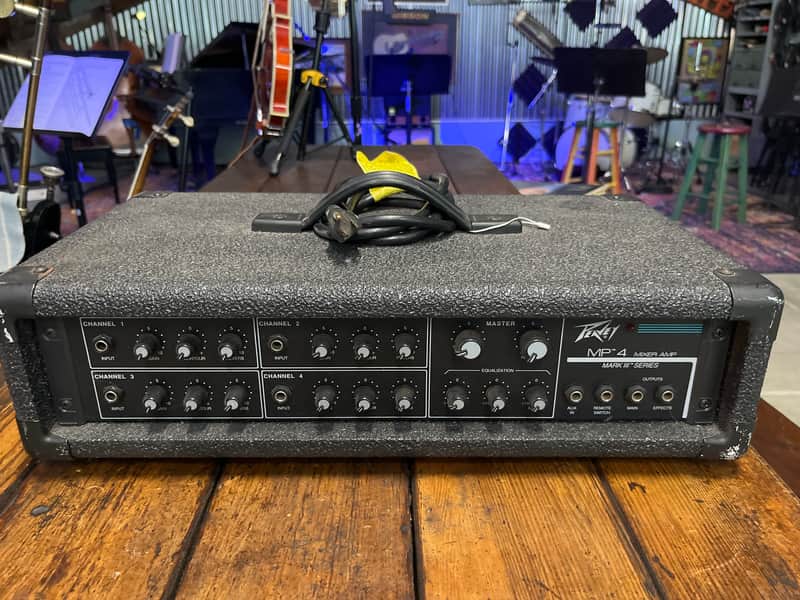 Peavey MP-4 Mark III Series 100H Powered PA Mixer Amplifier - 50w image 1