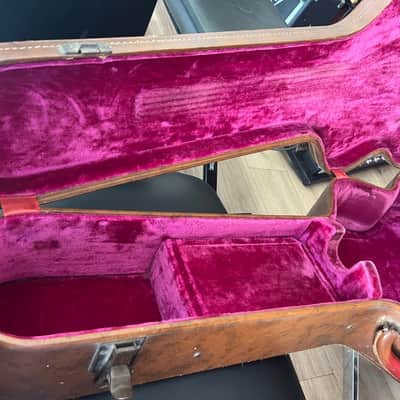 Gibson vintage 50's Lufton case for ES-150, J-200. ES-300,ES-175 case 1950s - brown image 12
