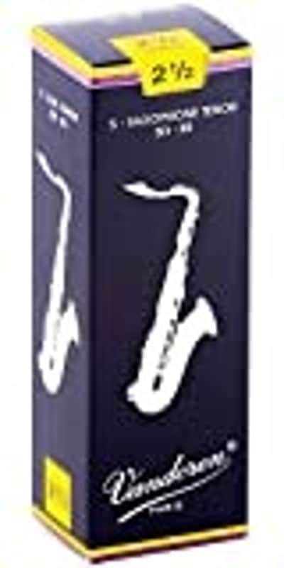 Vandoren Tenor Saxophone Reeds No 2.5 - (5 Per Box) image 1