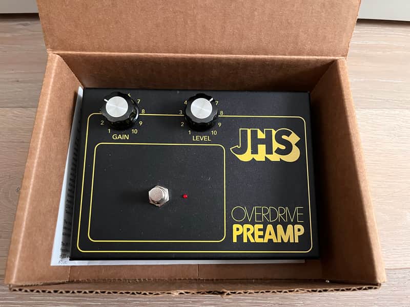JHS #75 Throwback Overdrive / Preamp 2022 - Black / Yellow - Limited Edition #068 of 250 image 1