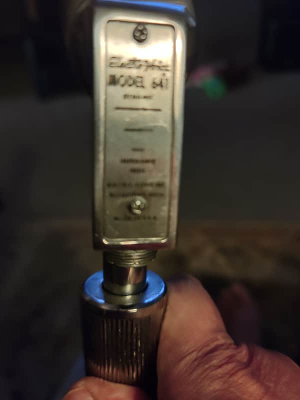 Electro-Voice 641 Omnidirectional Dynamic Microphone 1960s - Chrome image 1
