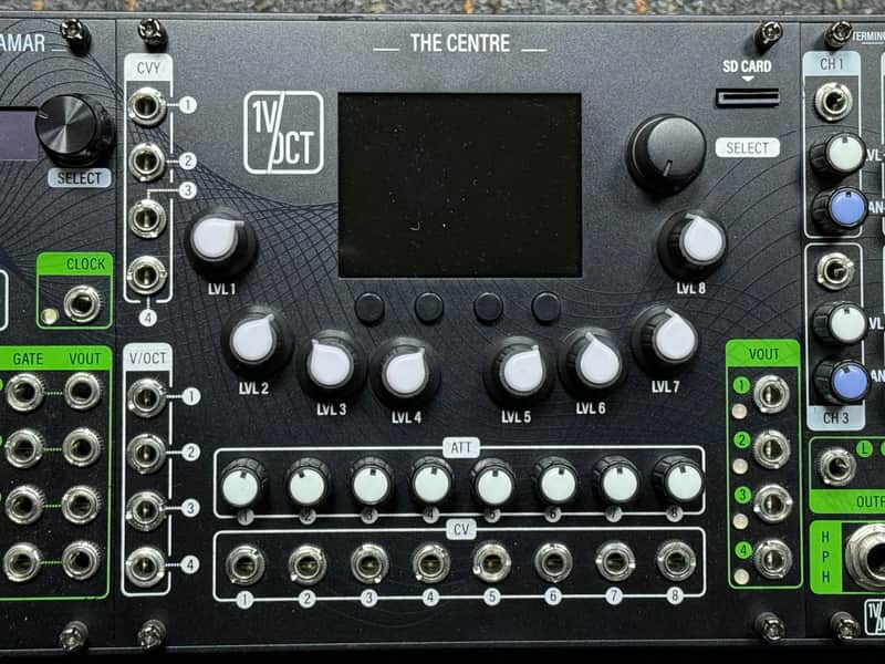 1v/oct The Centre Wavetable Synth Module 2020 - Black image 1