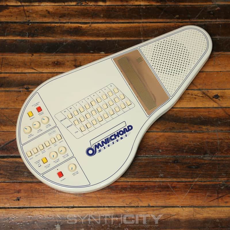 Suzuki OM-27 Omnichord 1981 - Ivory image 1