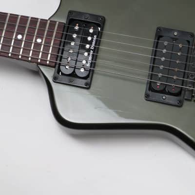 1983 Hamer Blitz Guitar - Pewter Dark Green Metallic - Sustain Block Tremolo, Original Hardshell Case image 15