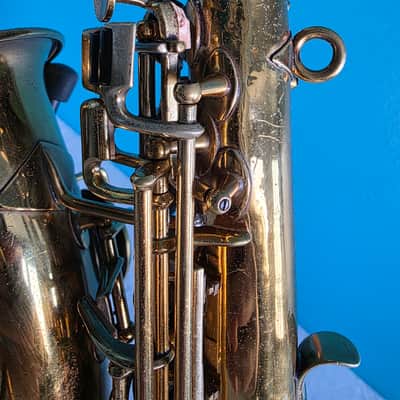 Buescher Curved Soprano Low Pitch 1920s - Lacquer image 9