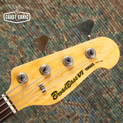 1982 Yamaha Broad Bass VI Made in Japan cherry burst image 11