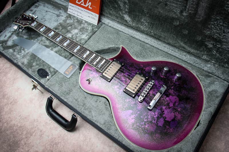 ESP MIJ Custom Shop Original Series Eclipse CTM/DB "Purple Peel + Ebony" (2024) image 1