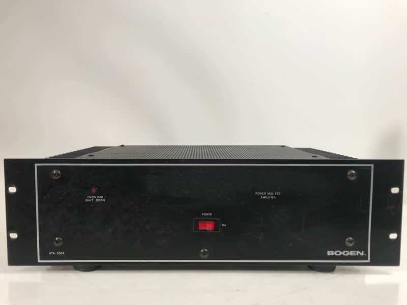 Bogen HTA-250A, 250 Watt Power MOSFET Audio Power Amplifier, 250W image 1