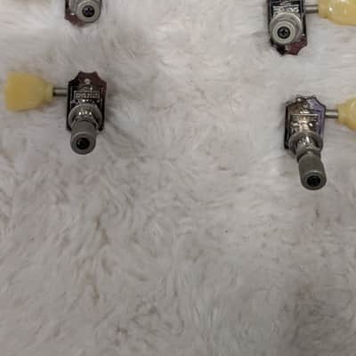TonePros Kluson Deluxe 3+3 locking tuners in nickel image 1