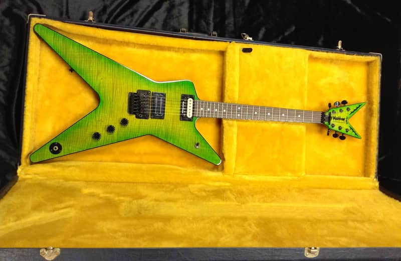 Washburn Dime 3 1998 Dimebag Darrell Signature Model in Dime Slime