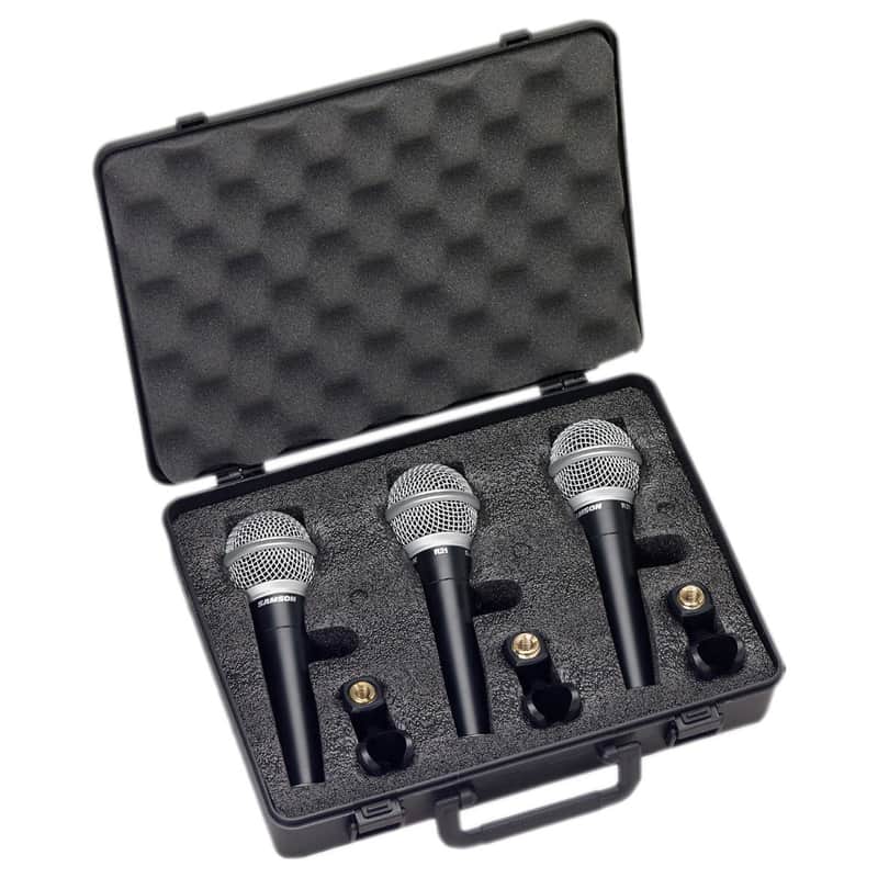 Samson R21 Cardioid Dynamic Vocal/Presentation Microphone (3 Pack) image 1