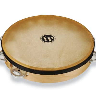 LP Pro 10 Inch Single Row Headed Tambourine - Aluminum image 2