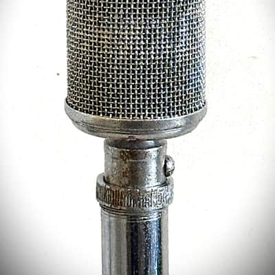 Vintage 1930's ASTATIC K-2 Crystal Microphone, upgraded, works w/desk stand image 3