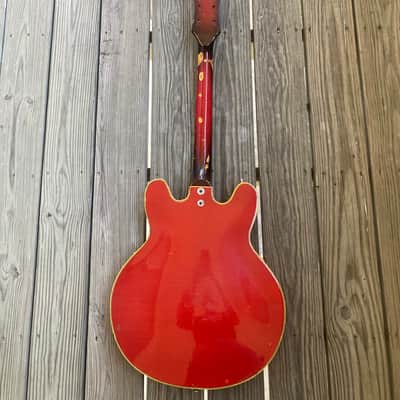 PROJECT Mosrite Celebrity vintage, electric guitar project 60s - Red husk electric guitar image 7