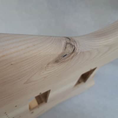 Unfinished Ash HxH Hardtail guitar body - fits Fender Strat Stratocaster necks J2421 image 6