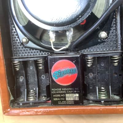 Pignose 7-100 Amp Vintage USA made 70’s / portable batteries / Frank  Zappa Jeff Beck image 3