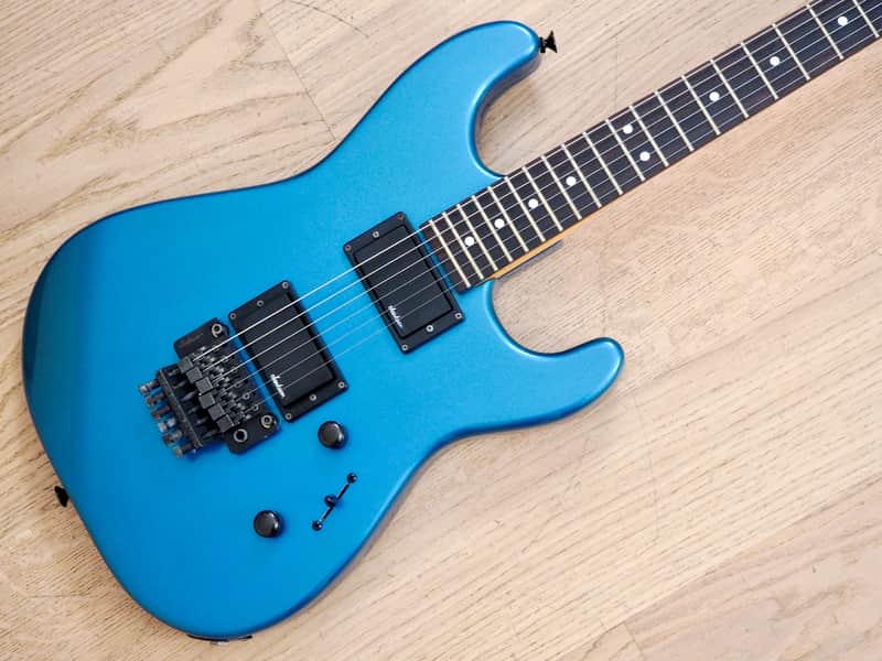 1988 Charvel by Jackson Model 3A Vintage Guitar Electric Blue HH