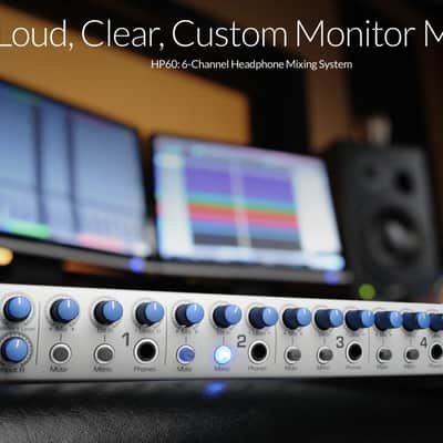 PreSonus HP60 Six Channel Studio Headphone Mixing System image 1