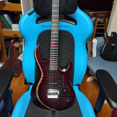 Kiesel Aries (bolt on) 2022 - Crimson red over black stain cali burst image 1