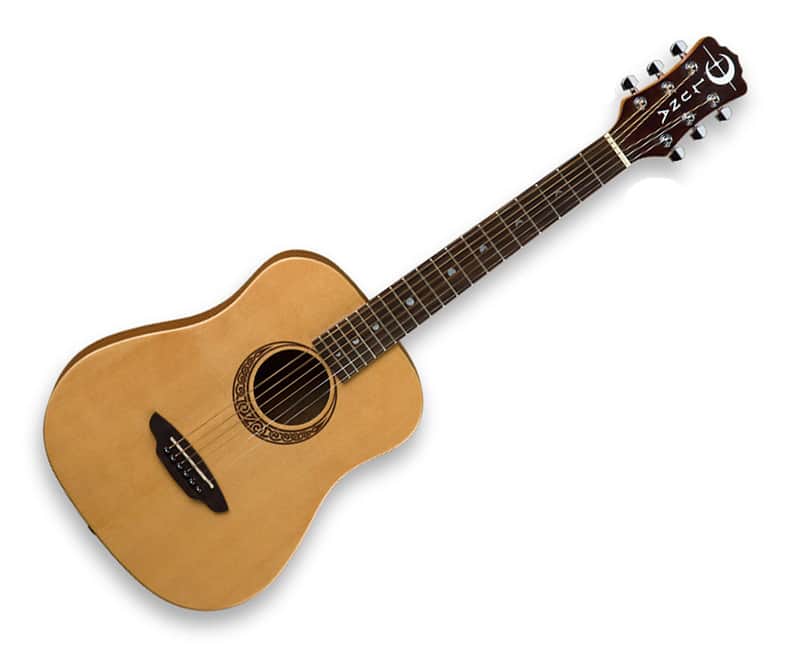 Luna Muse Safari Series 3/4 Dreadnought Travel Acoustic Guitar Spruce image 1