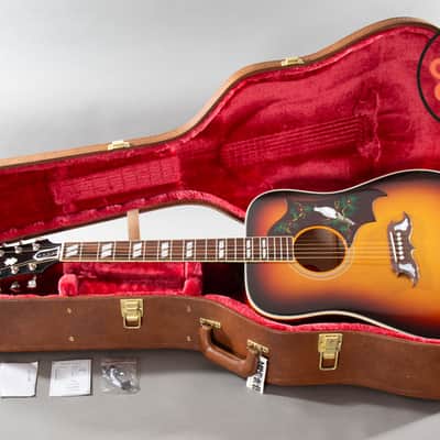 2024 Gibson Dove Original Tri Burst OHSC Paperwork Rare Finish image 2