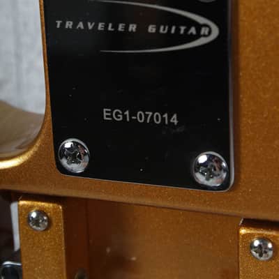 Traveler Guitar Escape EG-1 Electric Guitar Vintage Gold with Gig Bag image 12