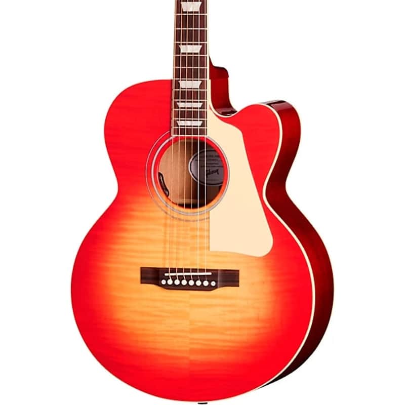 Gibson Les Paul Parlor Acoustic-Electric Guitar 2025 - Vintage Cherry Sunburst image 1