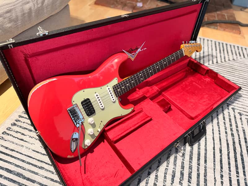 Fender Custom Shop Stratocaster W25 Custom Deluxe Relic 2025 - Aged Festa Red image 1